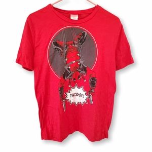 MARVEL DEADPOOL Tacos! Printed Graphic T-Shirt